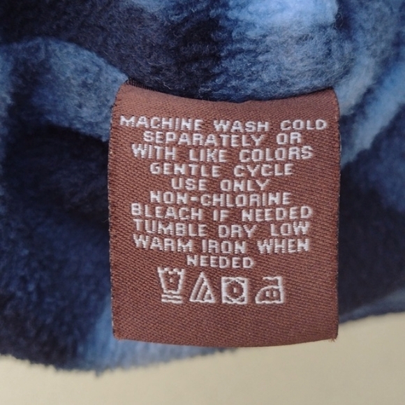 Levi's Navy Blue Fleece Lined Canvas Button-Up Shacket XXL - Picture 8 of 8